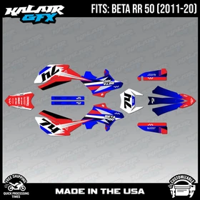 Graphics Kit for Beta RR50 (2011-2020) Prestige Series - RED