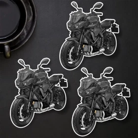 Yamaha MT-10 2016-2021 - Set of 3 KissCut Motorcycle Decals