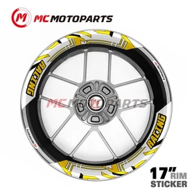 17'' Rim Wheel Sticker Vinyl Decal J04 For Yamaha FZ09 FZ10 FZS600 FZJ1000