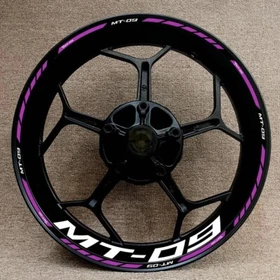 For Yamaha MT-09 mt09 Wheel Hub Rim Decorative Decal Reflective Sticker
