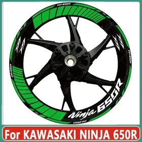 2026 NEW 17" For KAWASAKI NINJA 650R Front Rear wheel Hub Rim Reflective Sticker