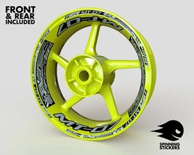 Wheel Stickers for Yamaha MT-07 MT07 Rim Tape Motorcycle Decals Graphics 17"