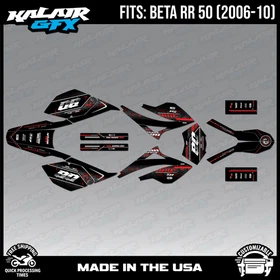 Graphics Kit for Beta RR50 (2006-2010) Rift Series - RED