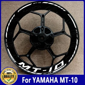 For YAMAHA MT-10 MT10 Motorcycle Hub Stickers Reflective Rim Decal Decorative