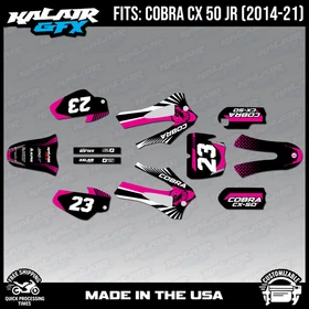 Graphics Kit for COBRA CX50 JR 2014-2021 FH Series - Magenta