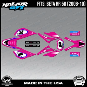 Graphics Kit for Beta RR50 (2006-2010) Flight Series - MAGENTA