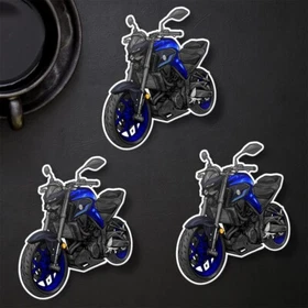 Yamaha MT-03 2020-2025 Stickers  - Set of 3 KissCut Decals for Riders