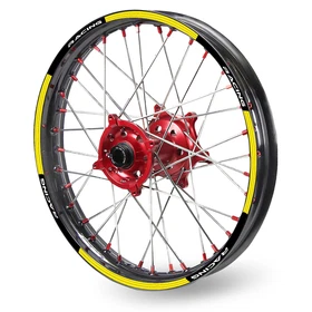 Red 21'' 18'' MX Wheel Rim Stickers L01B For Honda XR 400R 1996-2004