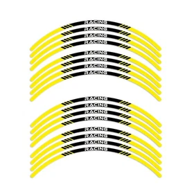 Red STRIPE3 17 inch Edge Rim Sticker For Suzuki Bandit GSF 1250 14 15 16 17 18