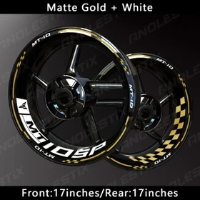 Reflective Motorcycle Wheel Sticker Rim Tape Decals Fits For YAMAHA MT10SP