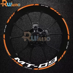 High Quality Motorcycle Wheel Hub Reflective Decal For Yamaha mt09 mt-09 MT 09