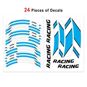 For Yamaha MT07 18-24 23 22 21 20 19 GP06 Racing Inner Stripe Wheel Stickers