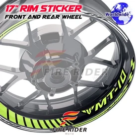 17 inch Rim Sticker Letters Decal For Yamaha MT10 18 19 20 21 22 23 24