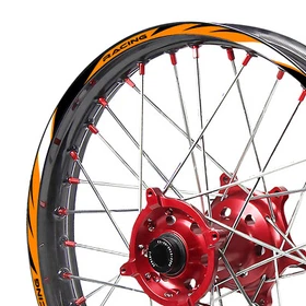 Red 21'' 19'' MX Wheel Rim Stickers R03B For Kawasaki KXF 250 2006-2019