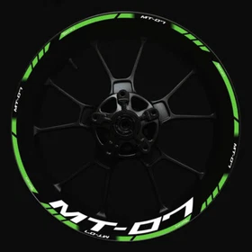 For Yamaha MT-07 mt07 Wheel Hub Rim Decorative Decal Reflective Sticker