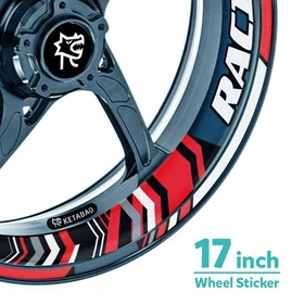 Racing BP 17 inch Rim Wheel Stickers Decals For Yamaha FZ07 MT-07 18-21 20 19