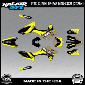 Graphics Kit for Suzuki DR-Z4S DR-Z4SM DRZ4SM 2025 2026 Icon-TAN