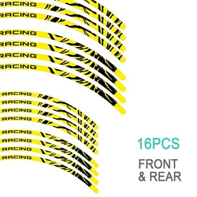21" 18" A01B Stripe Dirt Bike Wheel Rim Stickers For BETA 350 RS 2012
