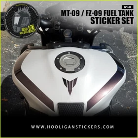 Yamaha MT-09 / FZ-09 curve fuel tank stickers [M961]
