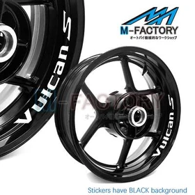 Wheel Decal 17'' Rim Sticker Tape Set For Kawasaki VULCAN S 650 EN650 15-20