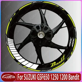 1set 17 inch Wheel Rim Reflective Decal Sticker For SUZUKI GSF 1250 1200 Bandit