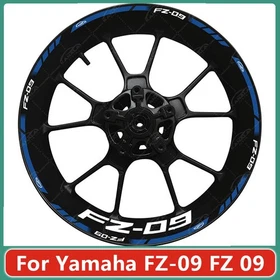 17 Inch Motorcycle Wheel Hub Decal Decoration sticker For Yamaha FZ-09 FZ 09