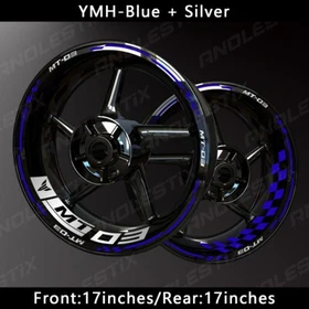 Reflective Motorcycle Wheel Sticker Rim Tape Decals Fits For YAMAHA MT03