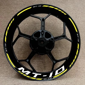 For YAMAHA MT10 MT-10 17 inch Wheel Hub Rim Decorative Decal Reflective Sticker