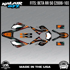 Graphics Kit for Beta RR50 (2006-2010) Rugged Series - ORANGE