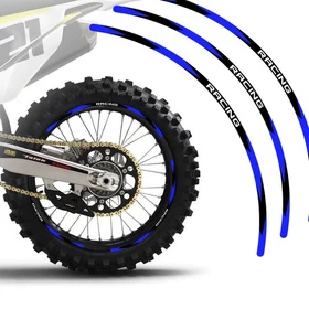 21" 19" Front Rear Wheel Sticker For Suzuki RM250 RM125 RMZ250 RMZ450