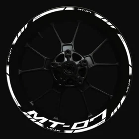 For Yamaha MT-07 mt07 Wheel Hub Rim Decorative Decal Reflective Sticker