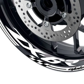 Rim Decor Sticker 17'' Wheel Tape For Kawasaki ZX6R Ninja 636 95-20