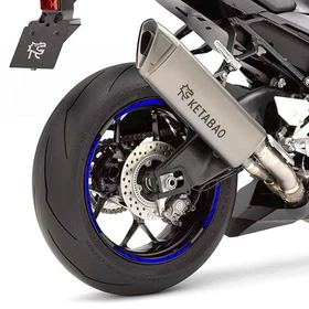 For Suzuki Bandit GSF 1250 07-18 17 Wheel Edge Rim Stickers 17 inch S06B Red