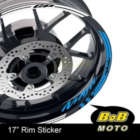 17" White Rim Wheel Decals Stickers AA02 For Kawasaki NINJA 1000 11-19 17 18 19