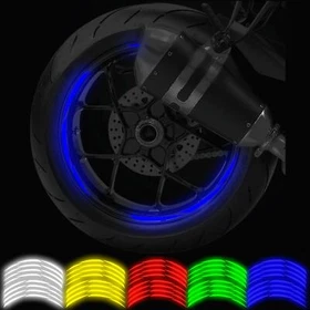 Reflective Rim Stripe Wheel Tape Decal Stickers For Yamaha R3 R25 XJR MT-03 07
