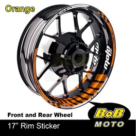 White 17" Vinyl Wheel Rim Decal Sticker For Yamaha FZ10 MT-10 18-21 20 19