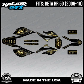 Graphics Kit for Beta RR50 (2006-2010) Rift Series - GOLD