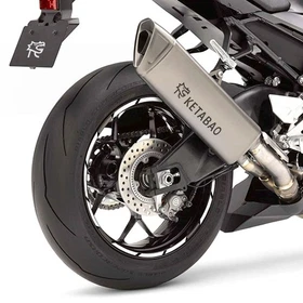 For Yamaha FZ10 MT-10 18-24 23 22 21 Wheel Edge Rim Stickers 17 inch S04B Orange