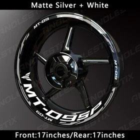 Reflective Motorcycle Wheel Sticker Rim Tape Decals Fits For YAMAHA MT09SP