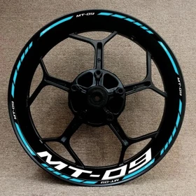 For YAMAHA MT09 MT-09 17 inch Wheel Hub Rim Decorative Decal Reflective Sticker