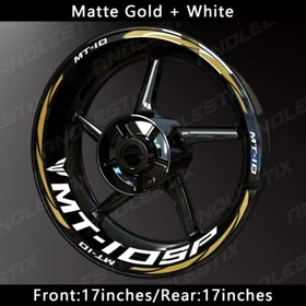 Reflective Motorcycle Wheel Sticker Rim Tape Decals Fits For YAMAHA MT10SP