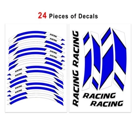 For Yamaha MT07 18-24 23 22 21 20 19 GP06 Racing Inner Stripe Wheel Stickers