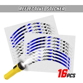 Reflective Sticker Stripes Yellow Pattern SH14 For Suzuki GSXR125 17-20 19 18