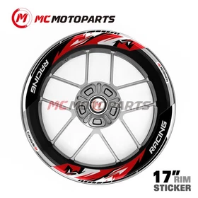 17'' Rim Wheel Sticker Vinyl Decal S10 For Yamaha FJ09 FJR1300 FZ6R FZ07