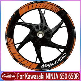 2026 New Motorcycle 17inch Rim Reflective Stickers For Kawasaki NINJA 650 650R