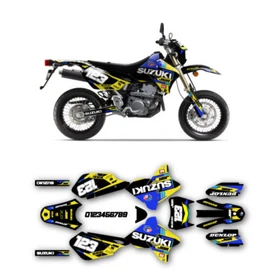 SUZUKI DRZ400 Drz400s  JGR Laminated Graphics Decals Drz400sm drz400e 1999-2020