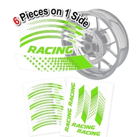 For Kawasaki VULCAN S 650 EN650 Z1000 Z400 Black Rim Sticker Graphic GP07
