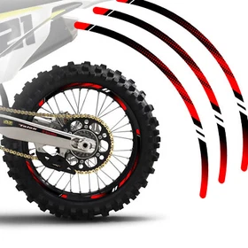 Front Rear Wheel Sticker For Honda XR250R XR400R XR650R CRF450X CRF250RX CRF250F