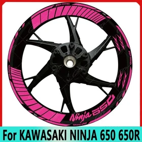2026 New /17" For KAWASAKI NINJA 650 650R Wheel rims waterproof reflection decal