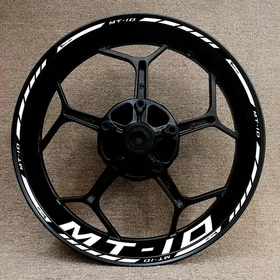 For Yamaha MT-09 MT09 MT 09 Wheel Hub Rim Decorative Decal Reflective Sticker